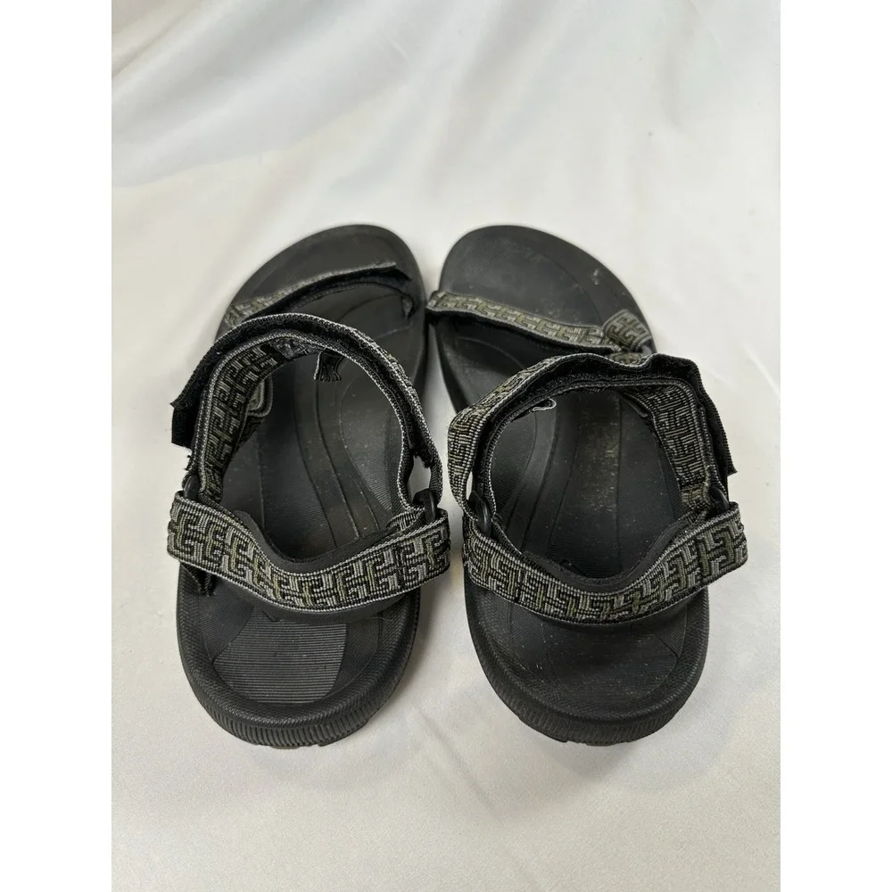 TEVA Sandals Men's Size 13M Sport‎ Hiking Black Shoc Pad Tribal S/N 6461
